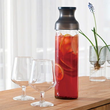 Hario Filter-in Carafe Cold Brew Tea Bottle - 1000ml (Transparent Grey)