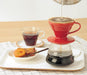 Hario V60 Ceramic Coffee Dripper Red - Size 01