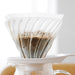 Hario V60 Glass Coffee Dripper White - Size 01