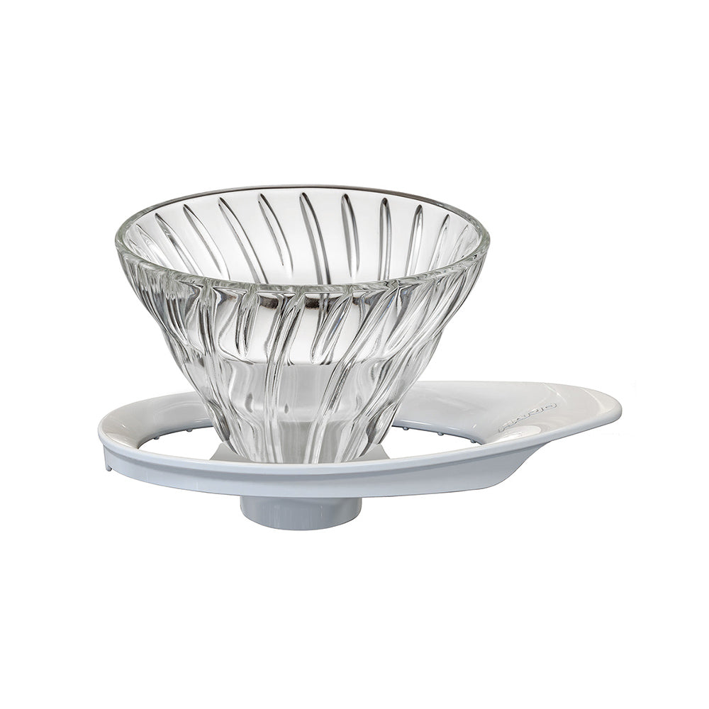 Hario V60 Glass Coffee Dripper White - Size 01