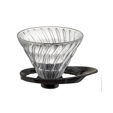 Hario V60 Glass Coffee Dripper Black - Size 02