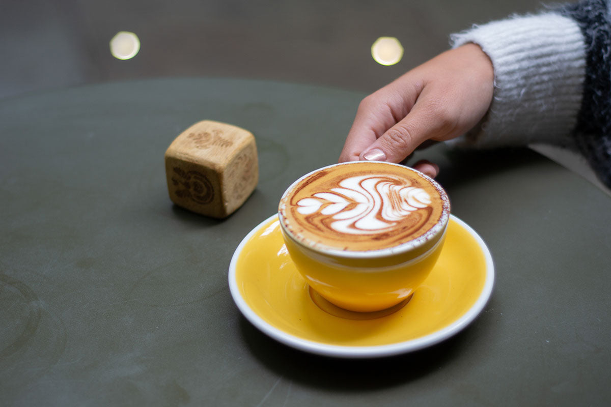 LOVERAMICS Yellow Espresso Cup Set With Saucer Egg Style, 80ml (2.7 oz –  Laidrey
